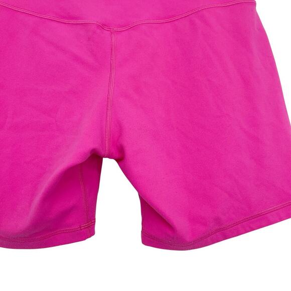 Lululemon Align High-Rise Short 6″ Nulu Hot Pink Size 10 Sonic Pink - Picture 9 of 10